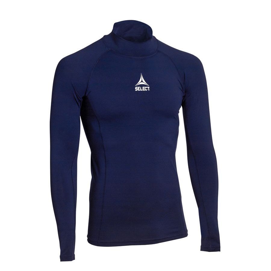 Select Baselayer Col Montant - Bleu Marine Enfant