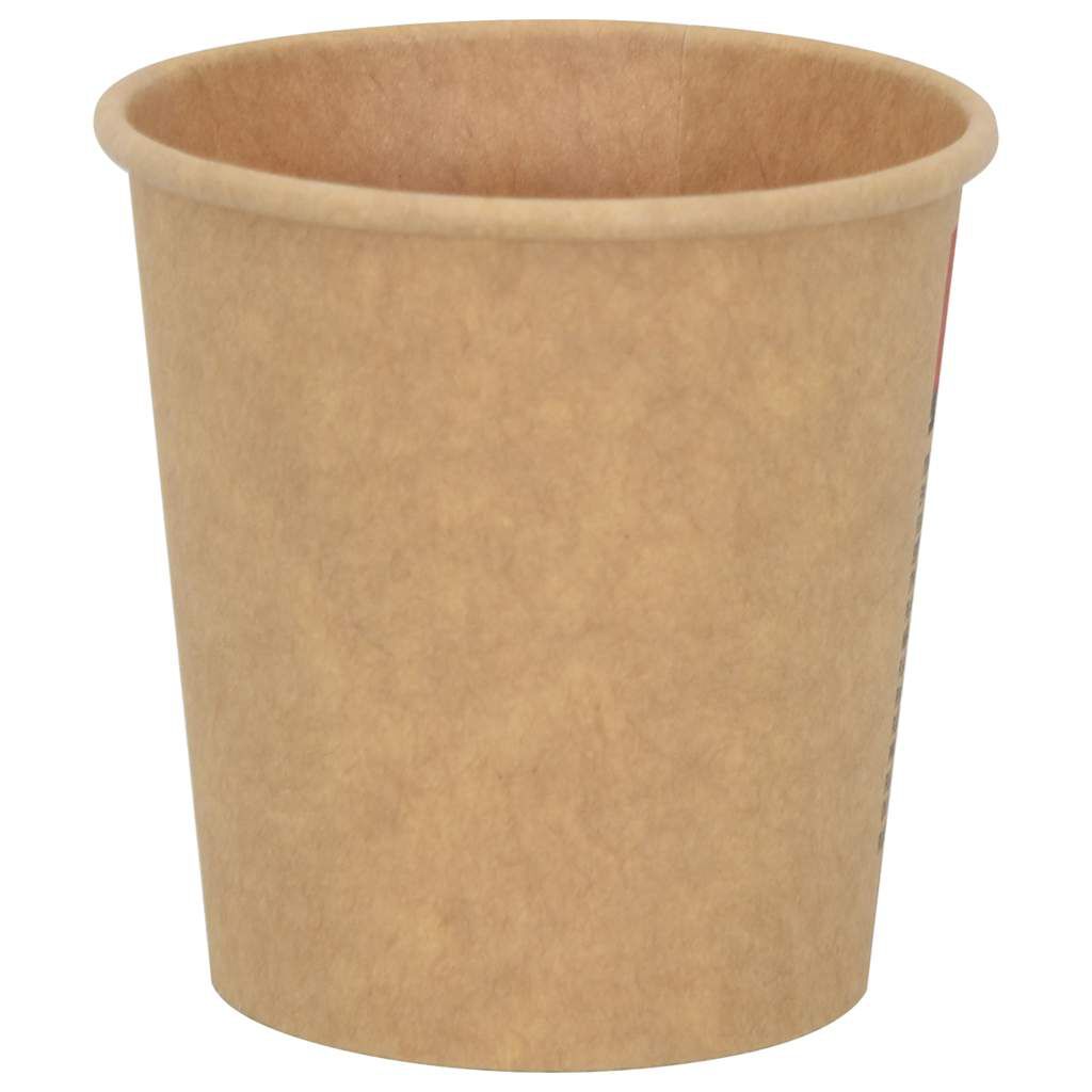 vidaXL Papieren Bekers, 1000 stuks, 4oz, 100ml, Bruin