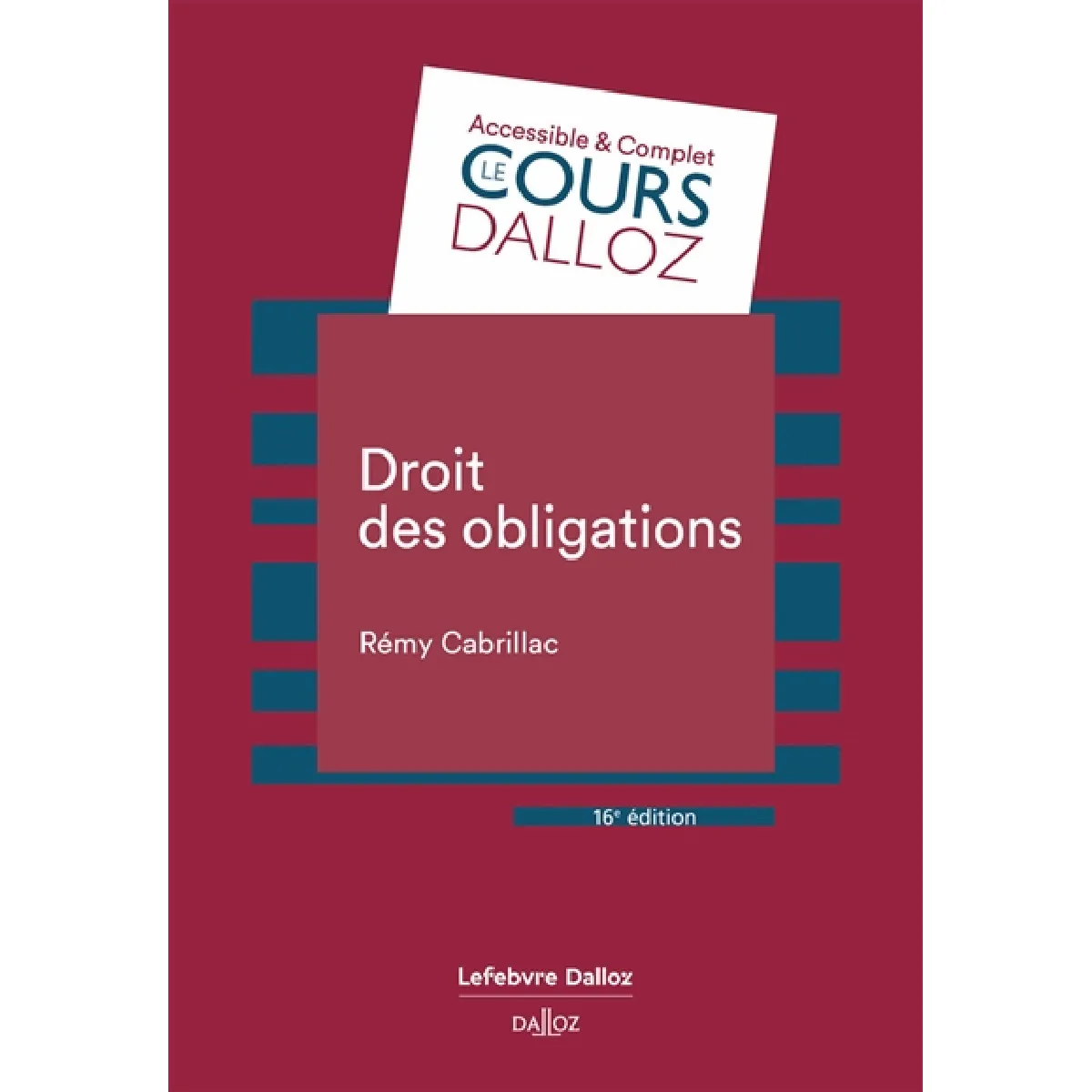 Droit des obligations : 2024