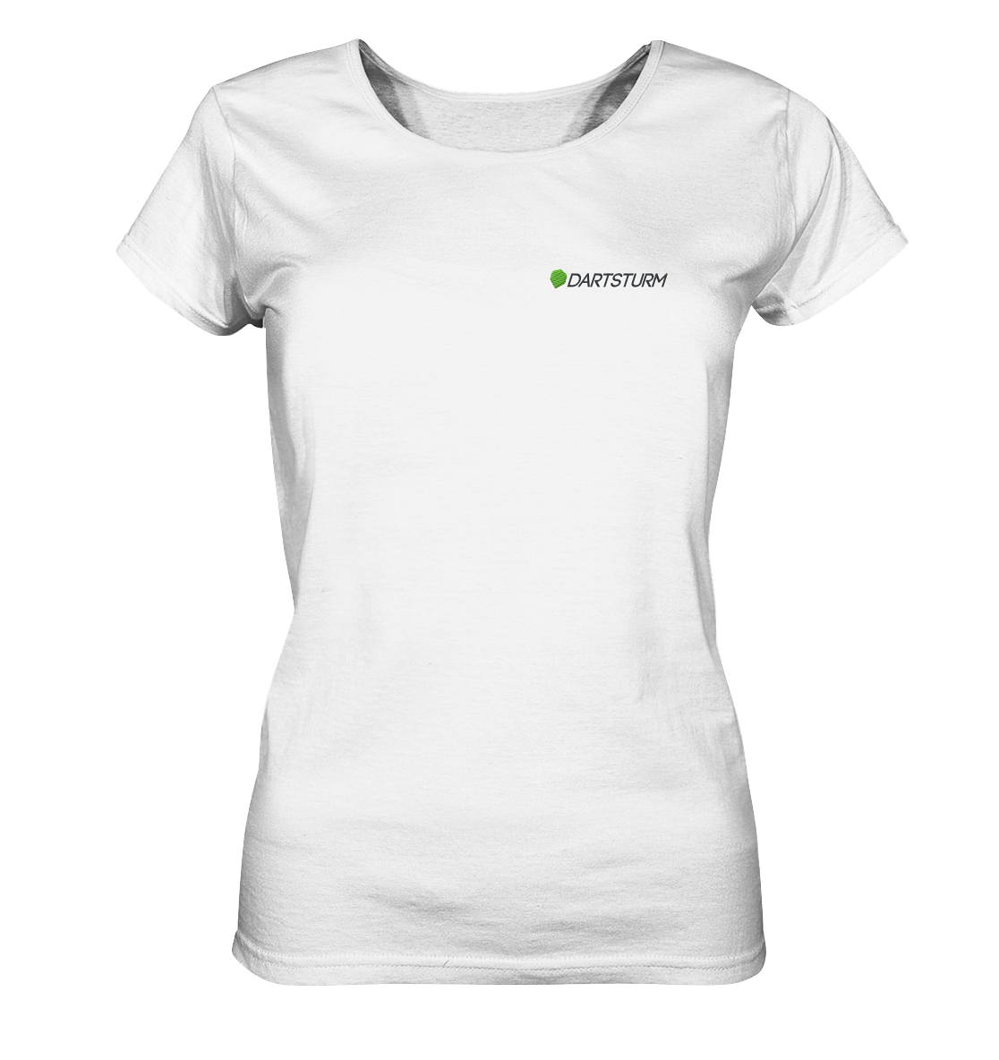 DartSturm - Logo Schwarz Damen Shirt (Stick)