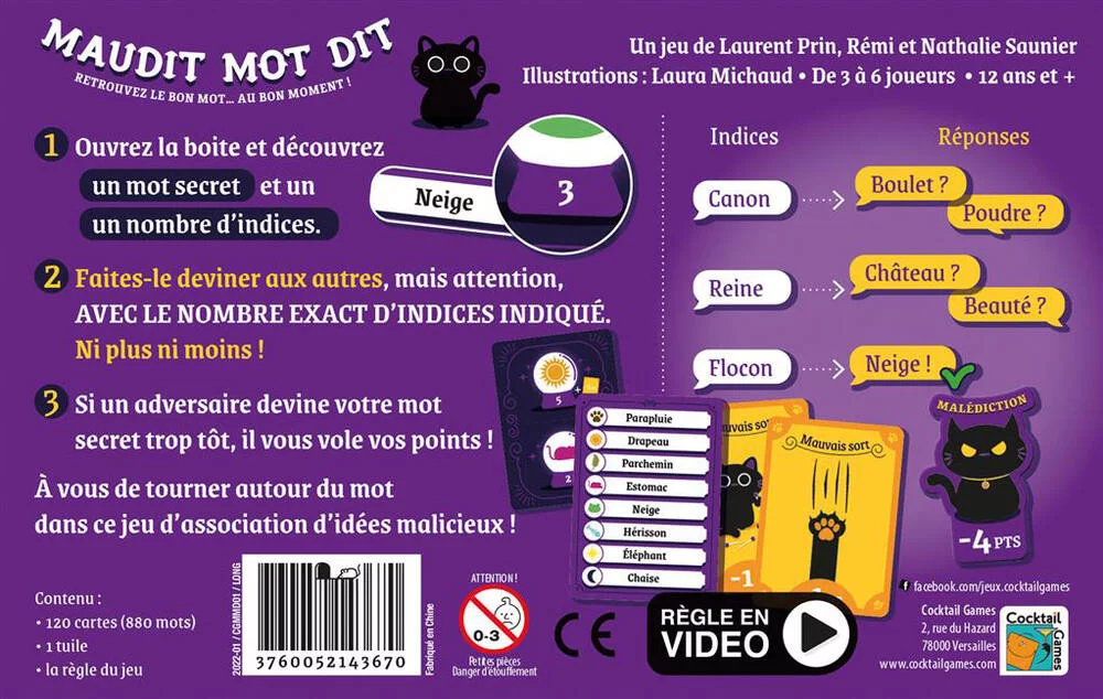 COCKTAIL GAMES - MAUDIT MOT DIT