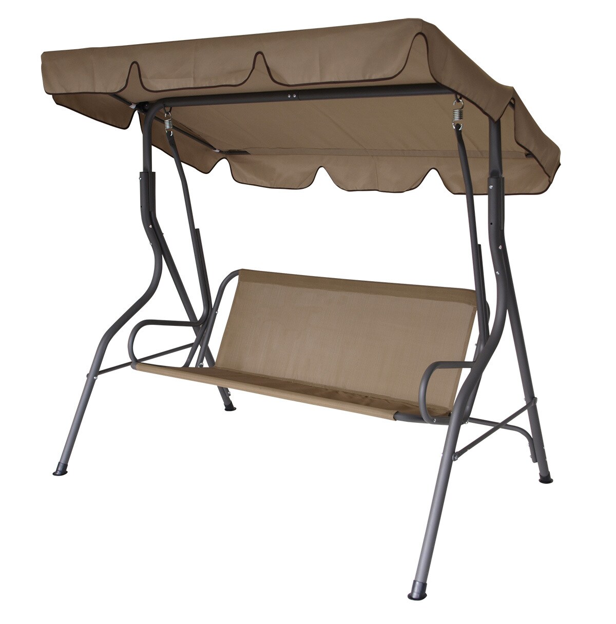 DEGAMO Hollywoodschaukel FLORIDA 3-sitzer, grau/creme