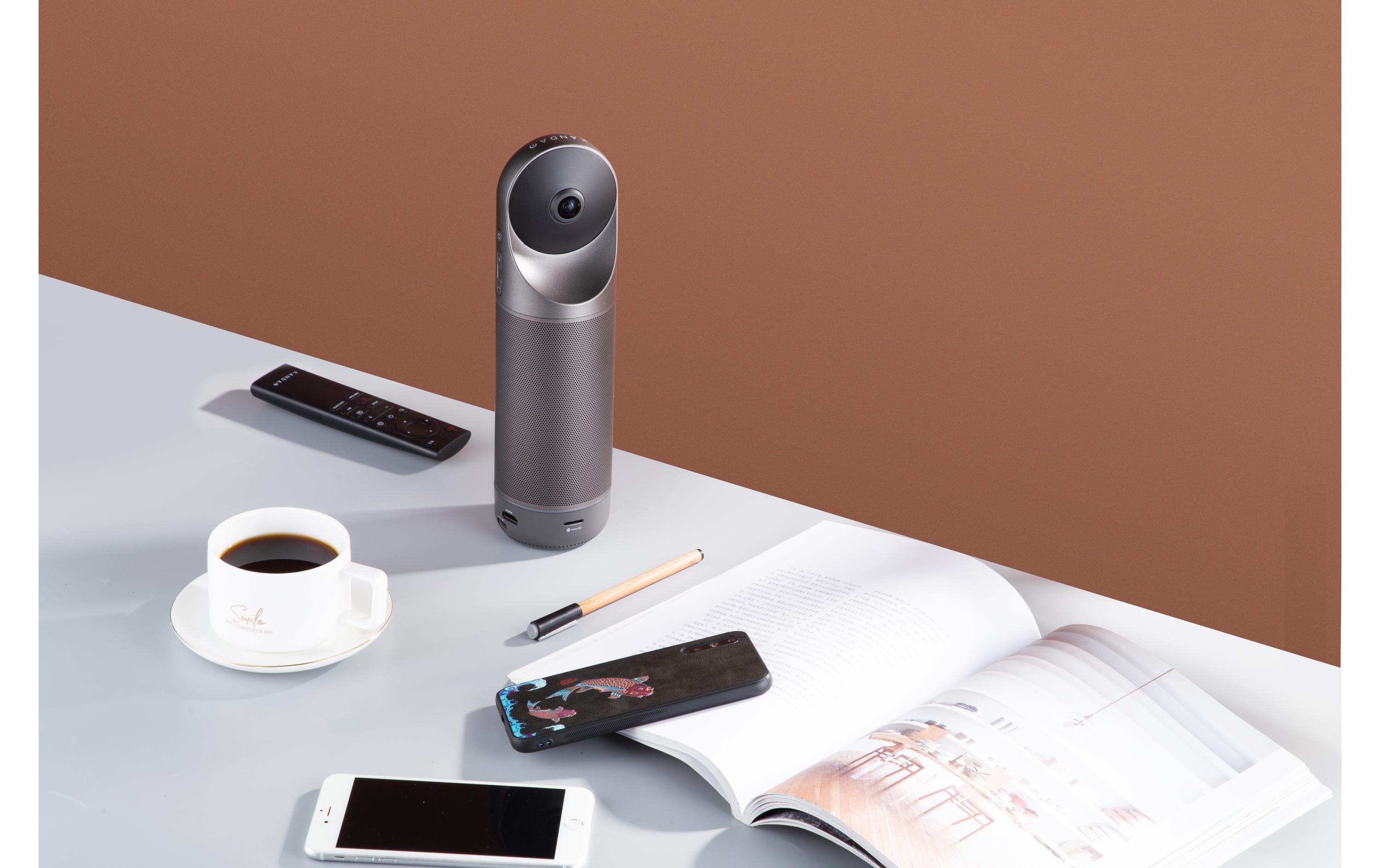 Meeting 360° Pro 4-in-1 USB Kamera Full HD 1080p 30 fps<br>Meeting 360° Pro 4-in-1 USB Kamerasystem, Webcam mit Full HD 1080p 30 fps