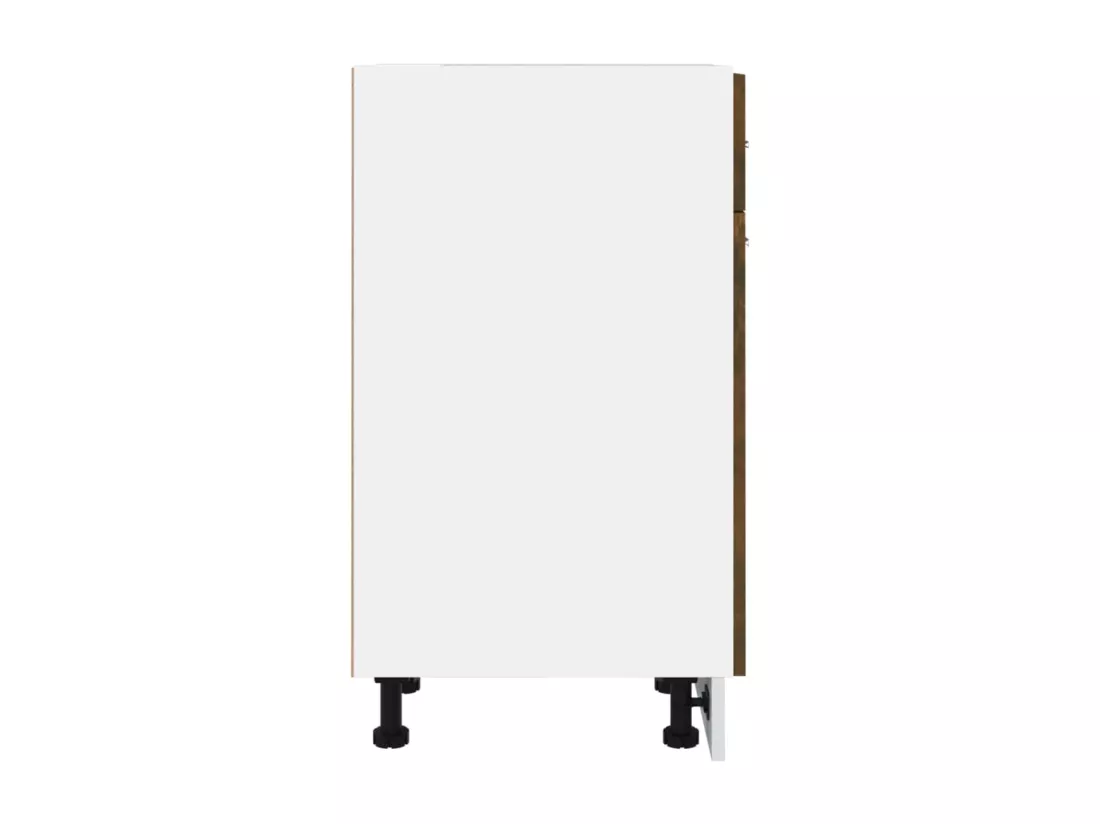 Armoire de plancher à tiroir Chêne fumé 30x46x81,5 cm