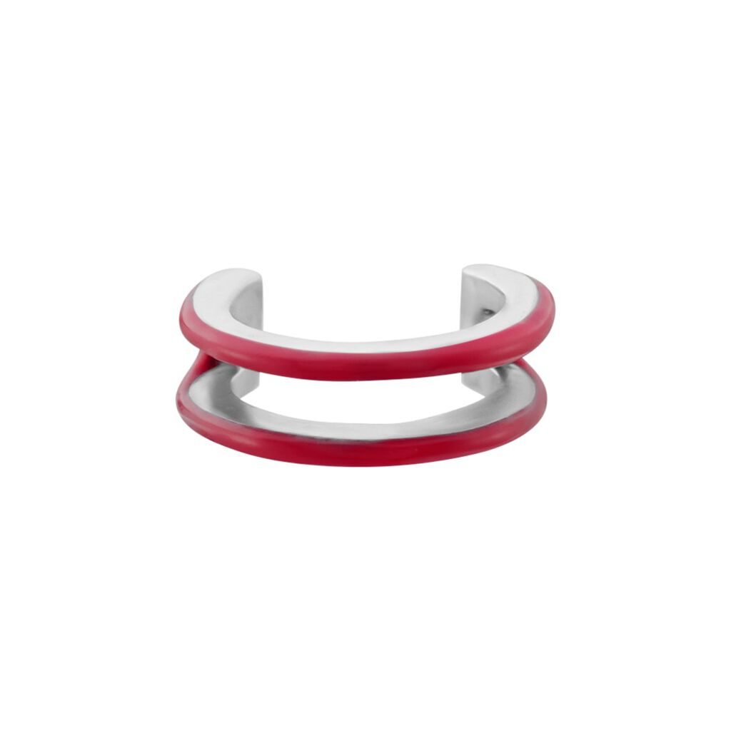 Bague D'oreille Unitaire Argent Blanc Samba