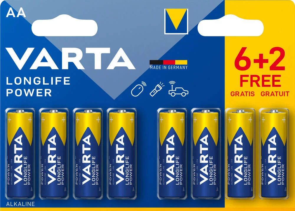 VARTA - PILE LONGLIFE POWER AA - LR6