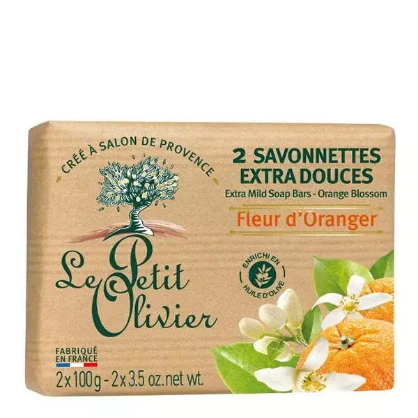 Le Petit Olivier - 2 Sabonetes Extra Suaves - Flor de Laranjeira 2 x 100g