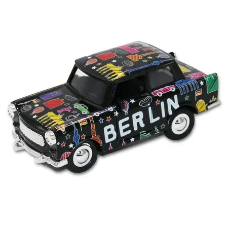 Muddastadt Trabant Scribble Berlin 12cm schwarz