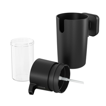 Tiger zeepdispenser Carv 175 ml zwart