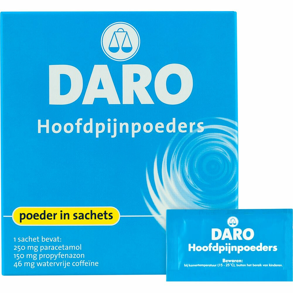 Daro Hoofdpijnpoeders 20 stuks