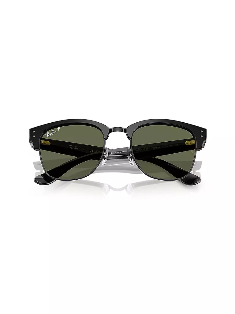 RAY BAN Sonnenbrille CLUBMASTER REVERSE 0RBR0504S/54 schwarz