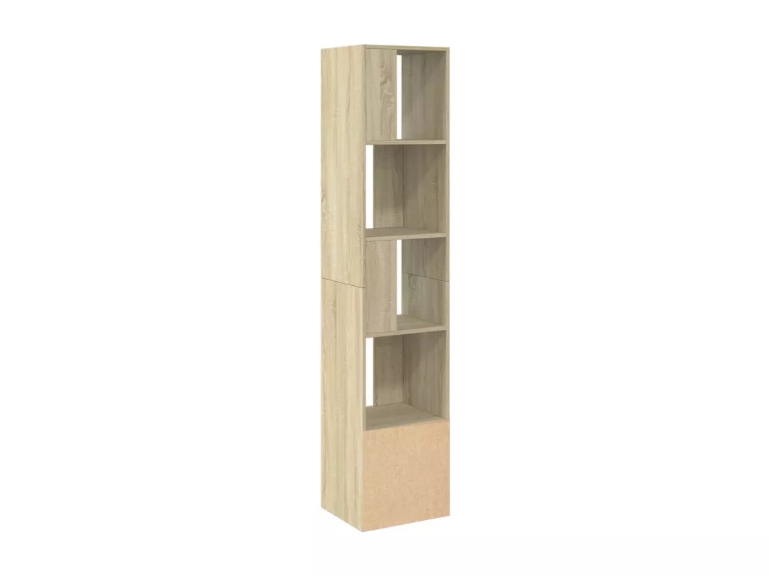 Bibliothèque chêne sonoma 40x36x189 cm bois d'ingénierie