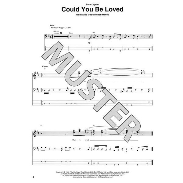 Hal Leonard Bob Marley Bass Collection
