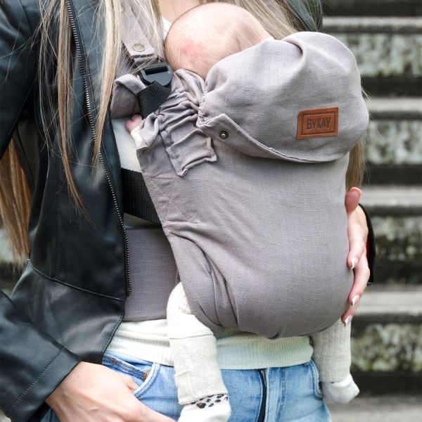 ByKay Click Carrier Deluxe Pro Draagzak - Linnen - Taupe