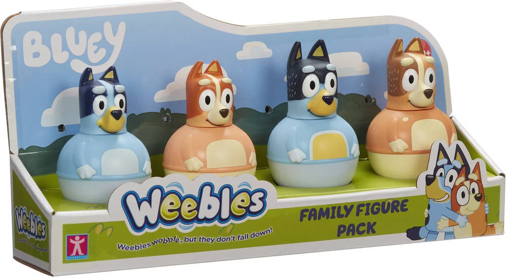 BLUEY - COFFRET 4 PERSONNAGES