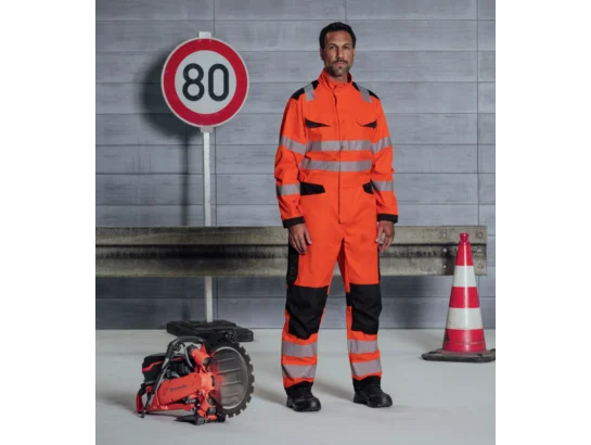 Combinaison de travail haute-visibilité fluo orange/anthracite Würth MODYF
