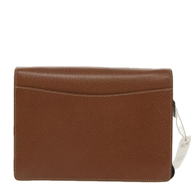 Celine Vintage Celine Clutch Brown