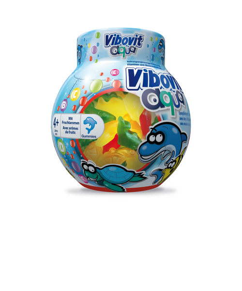 VIBOVIT aqua Fruchtgummis<br>50 Stück, Dose, Gummipastille