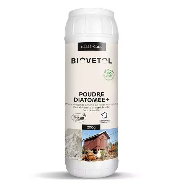 Biovetol - Pó de Terra Diatomácea Orgânica - 200g