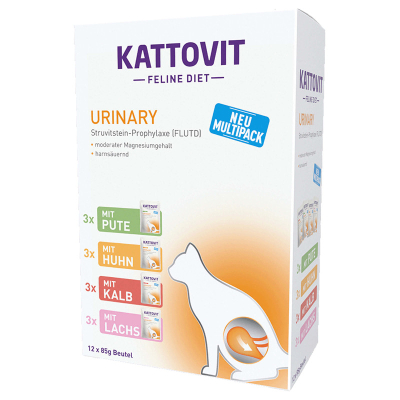Kattovit Katzenfutter Multipack Urinary 12x85g