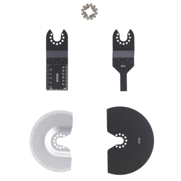 Irwin multitool zaagbladenset voor BLACK DECKER en Bosch- 4-delig