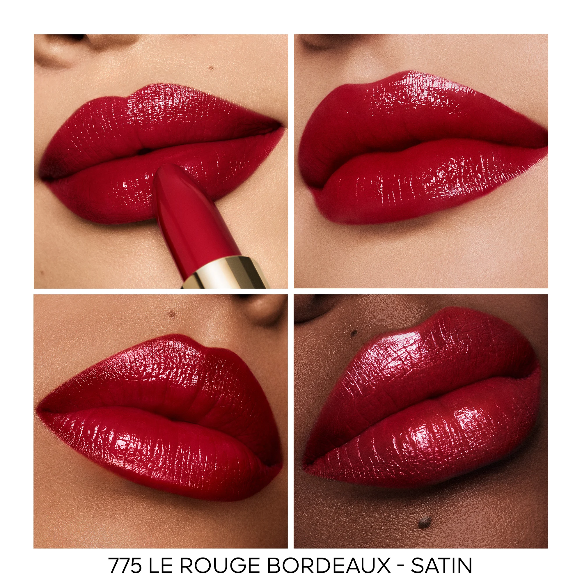 ROUGE G La recharge - Le rouge à lèvres soin personnalisable |- 775 LE ROUGE BORDEAUX - SATIN