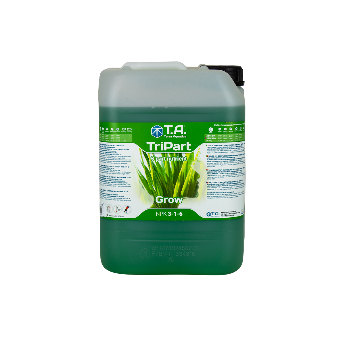 Tripart grow 10 litres