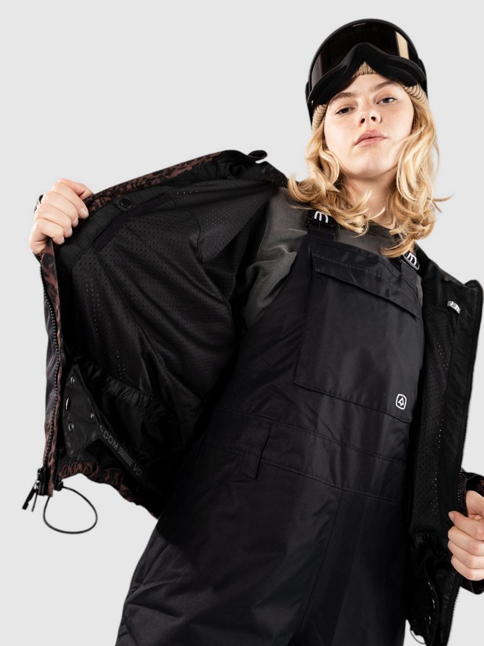 Volcom Revna 20K Shell Jacket leopard