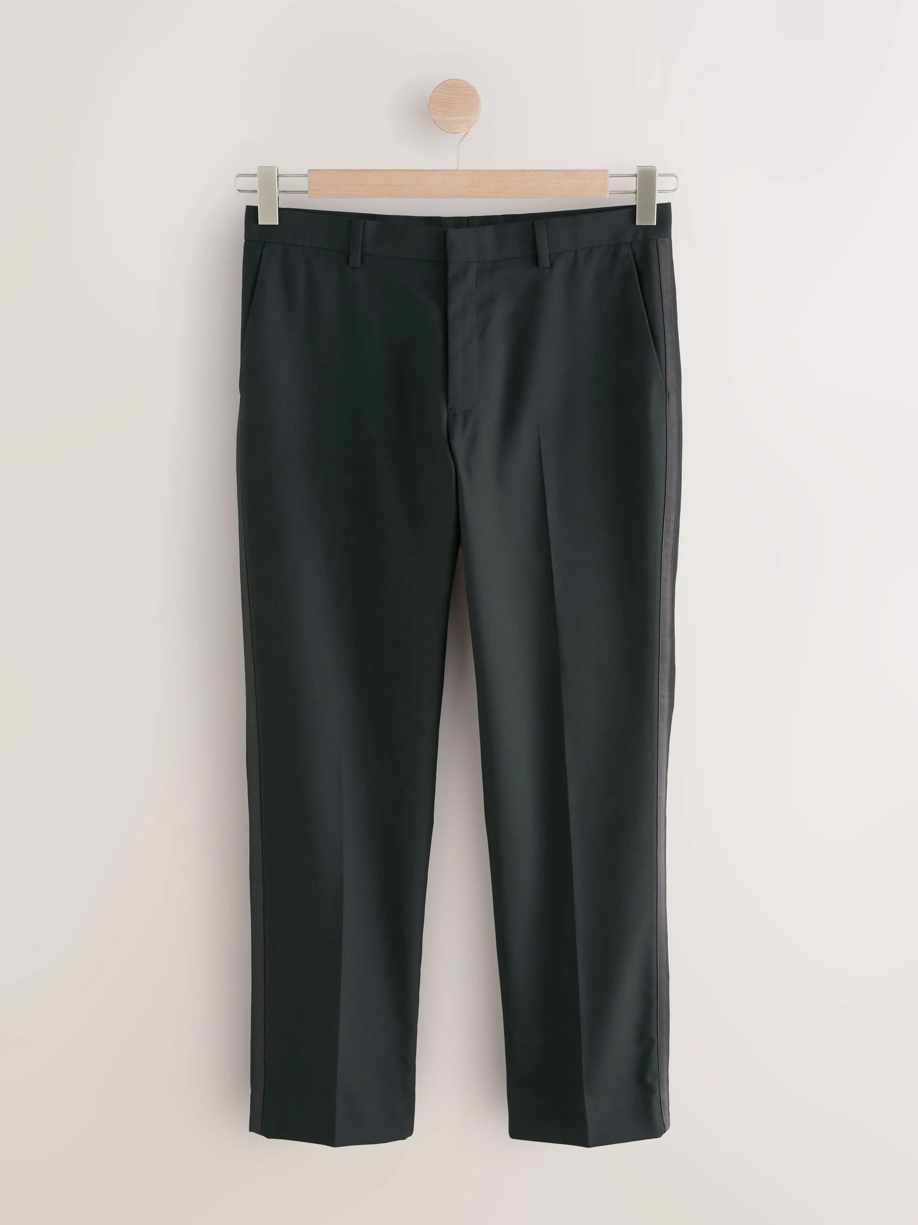 Biesdetail - Normale Pasvorm - Pantalon in smokingstijl