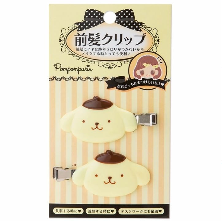 Sanrio - Pompompurin Bangs Haarclip (Set van 2)