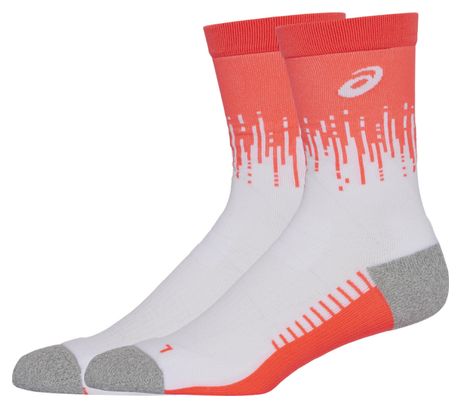 Chaussettes Unisexe Asics Performance Run Crew Rouge Blanc