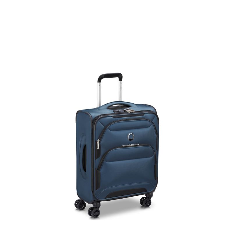 Valise cabine souple Sky max 2.0 55 cm Bleu