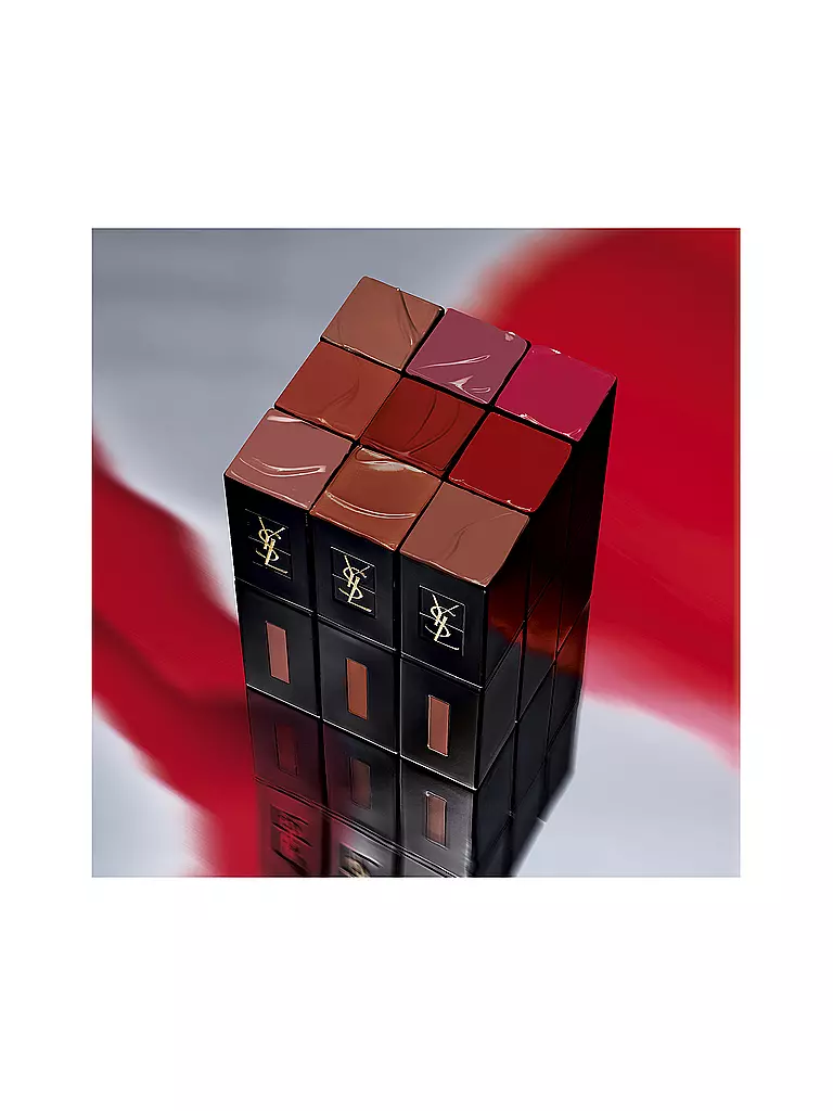 YVES SAINT LAURENT Lippenstift - Rouge Pur Couture Vernis À Lèvres Vinyl Cream ( 441  Arcade Chili ) dunkelrot