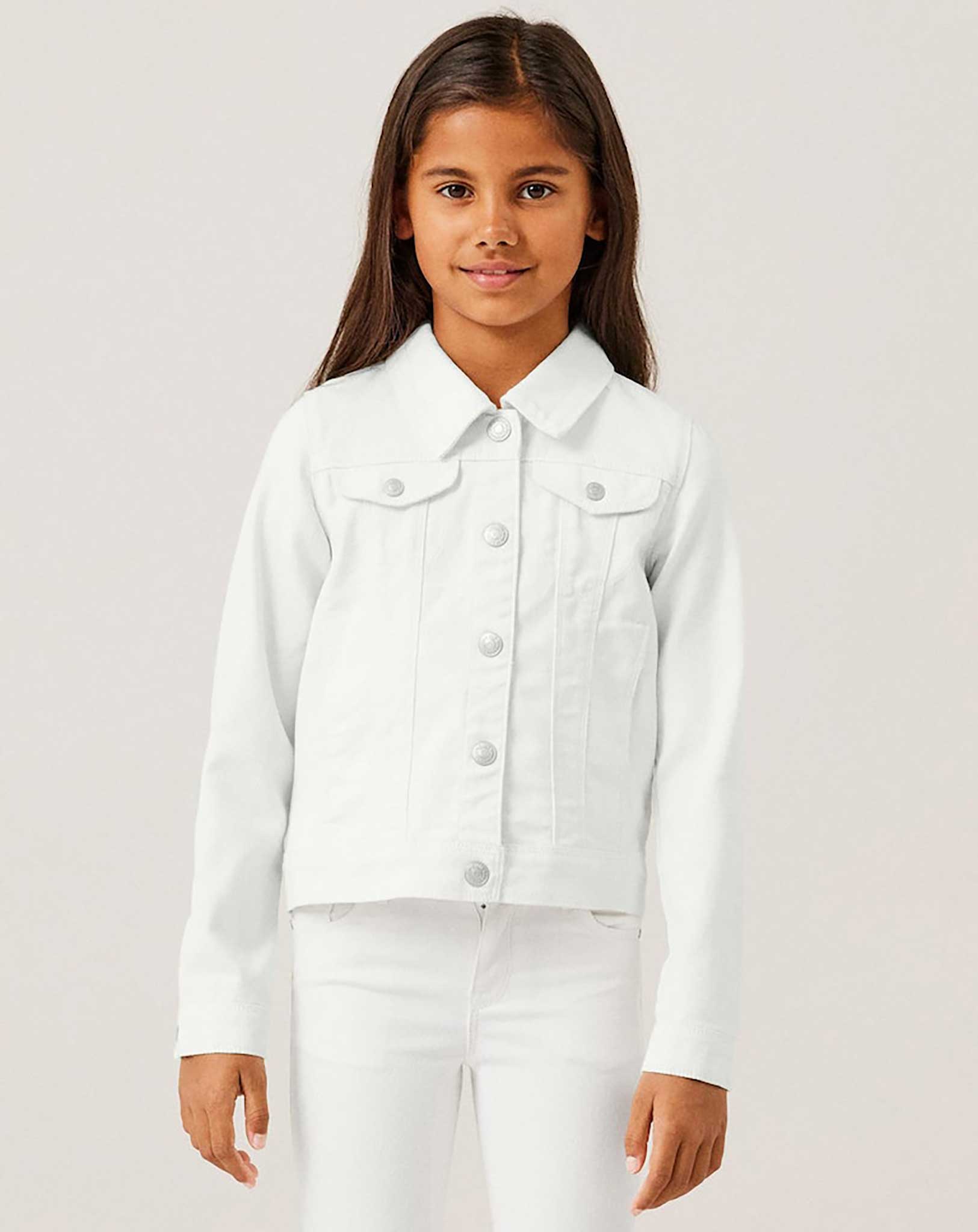 Twilljacke NKFREJA 4160-YF in bright white