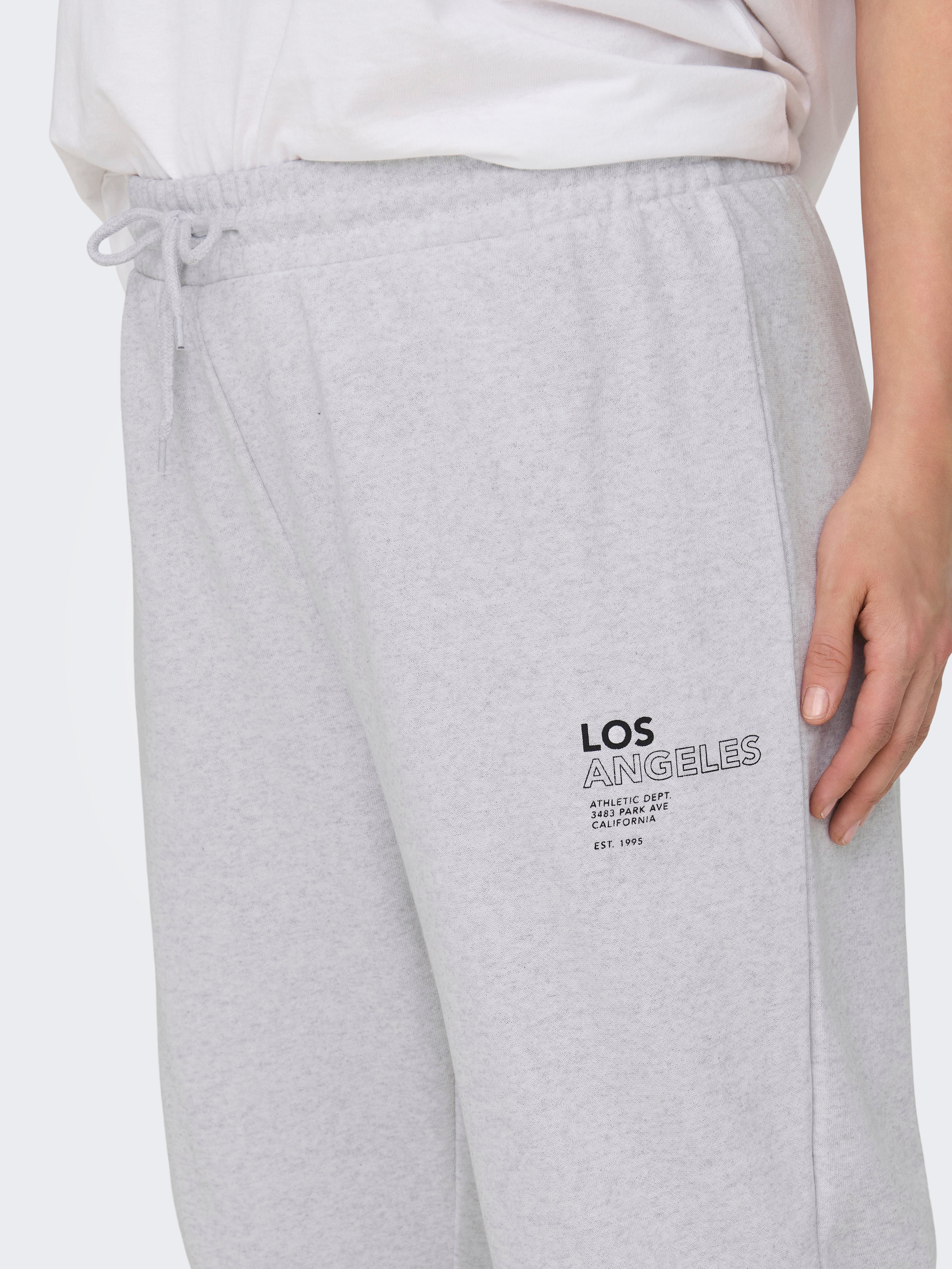 CARDAZE Weiter Beinschnitt Jogginghose Light Grey Melange