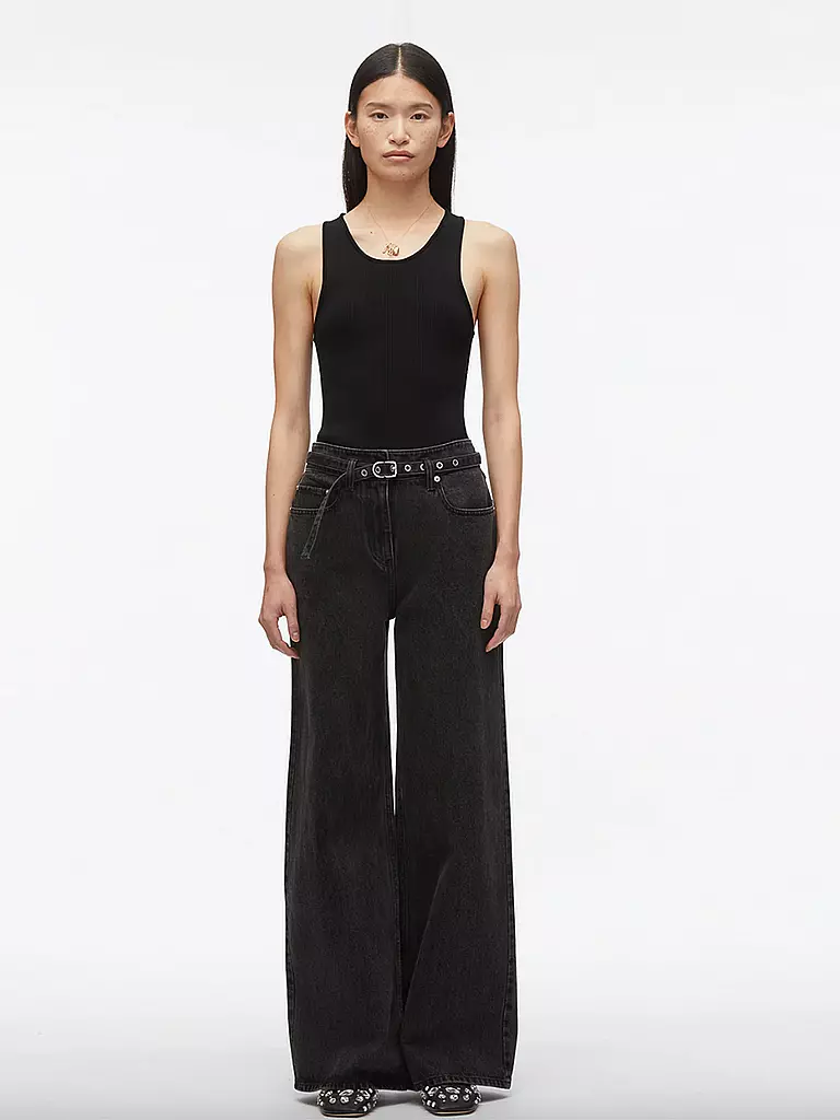 PHILLIP LIM Jeans Wide Leg  schwarz