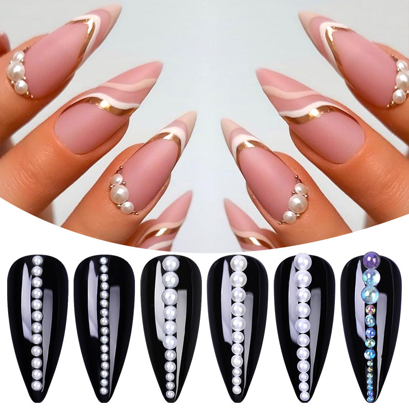 Nail Art 3D Nagel Perlen Charms Nagel Dekoration für die Maniküre - Style 18