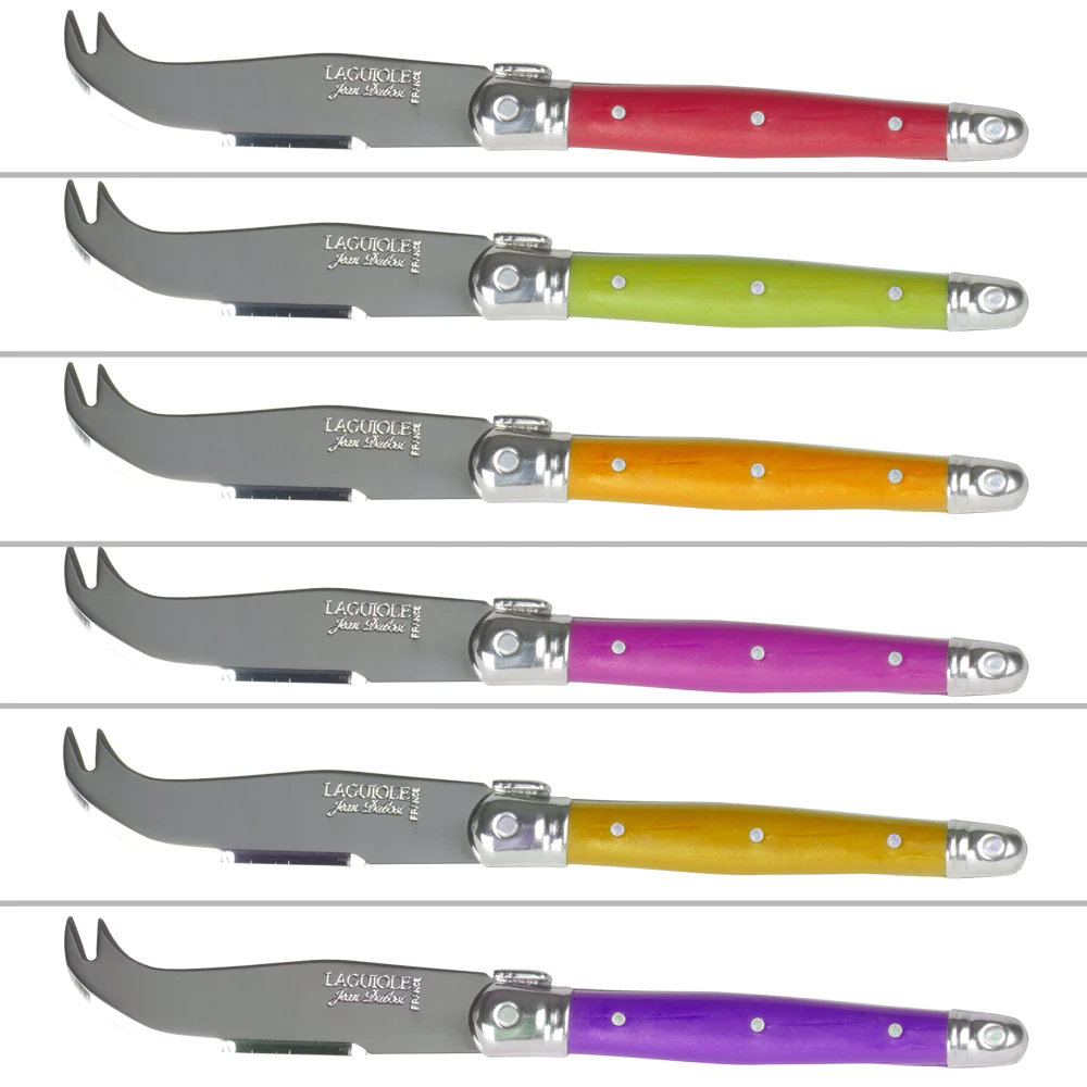 Fromagette laguiole irisée coloris assortis (lot de 6) Jean Dubost