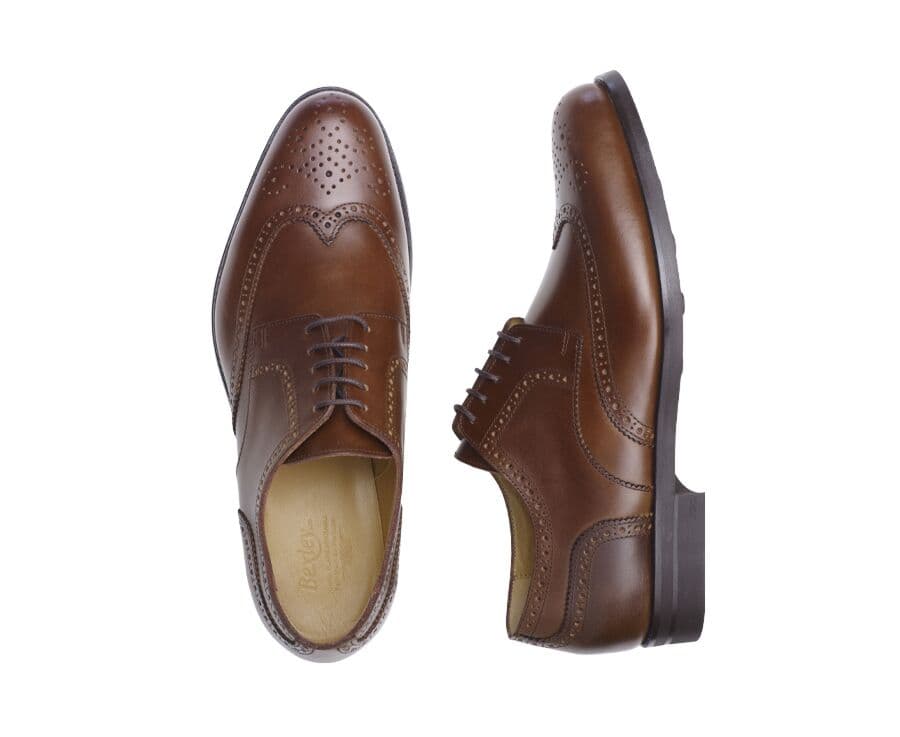 Derbies homme Cognac semelle gomme - PELL CLASSIC GOMME CITY