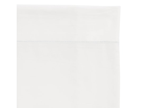 TERRE DE NUIT - Drap plat 100% coton blanc 240x310 cm