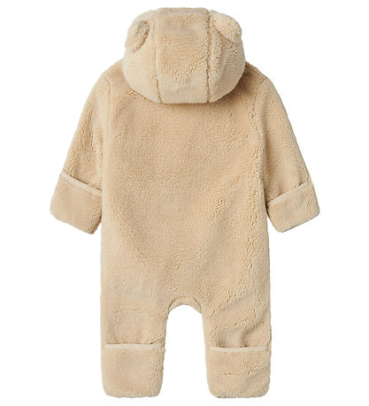 Name It Fleeceanzug - Teddy - NbnMayan - Nebel
