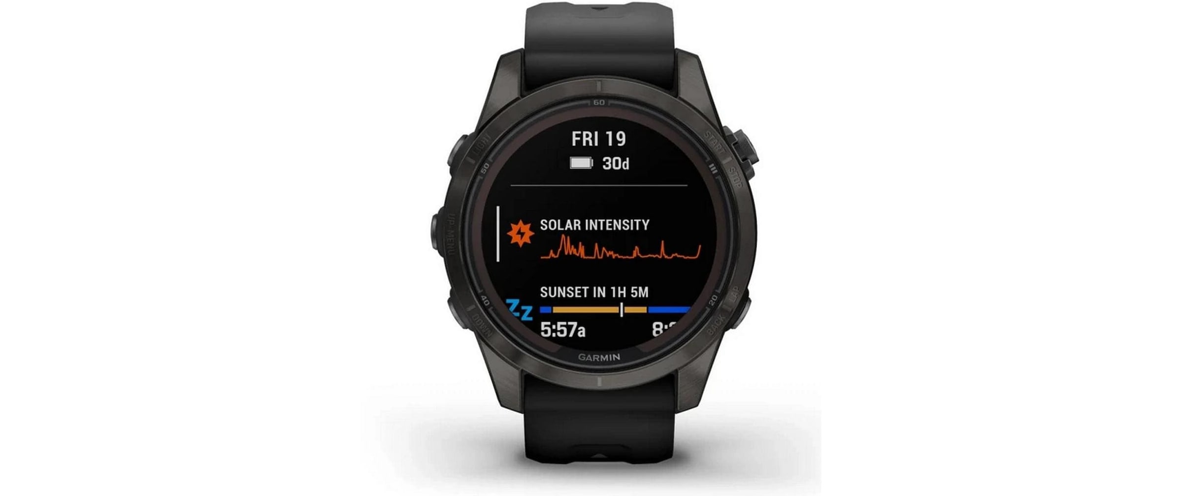 Garmin Smartwatch »Fenix 7S Pro Sapphire Solar Edition«(/ 1,2 ″)