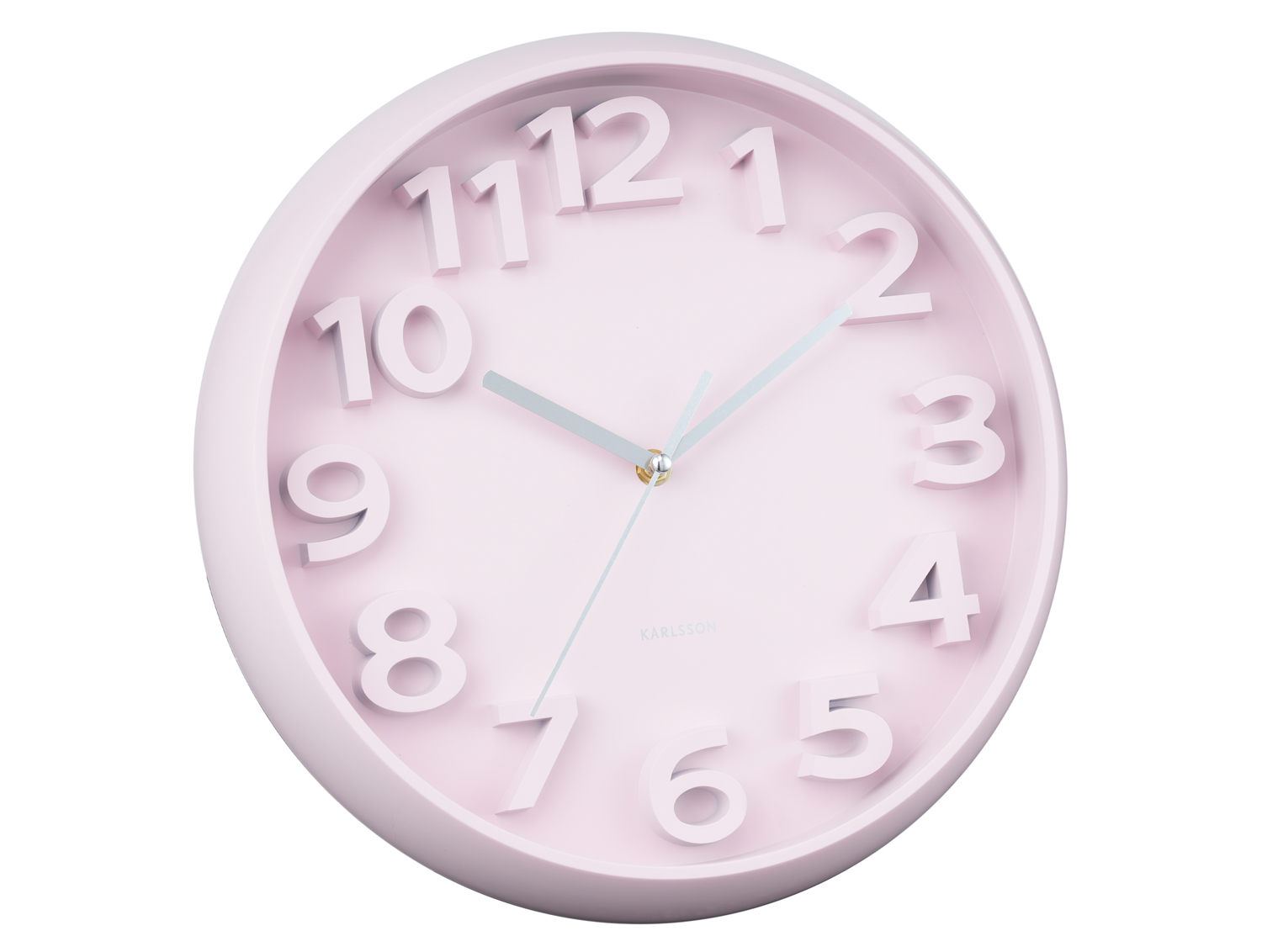 Wandklok Elevated Classic Numbers - Zachtroze