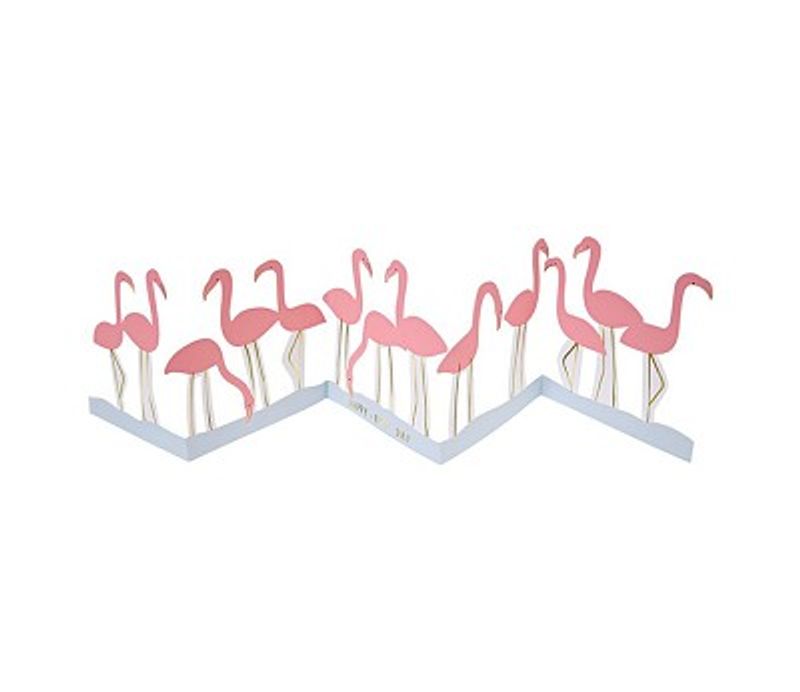 Meri Meri Flamingo Papirrad, Kort