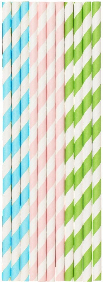 Duni papieren rietjes 20 cm 25 stuks