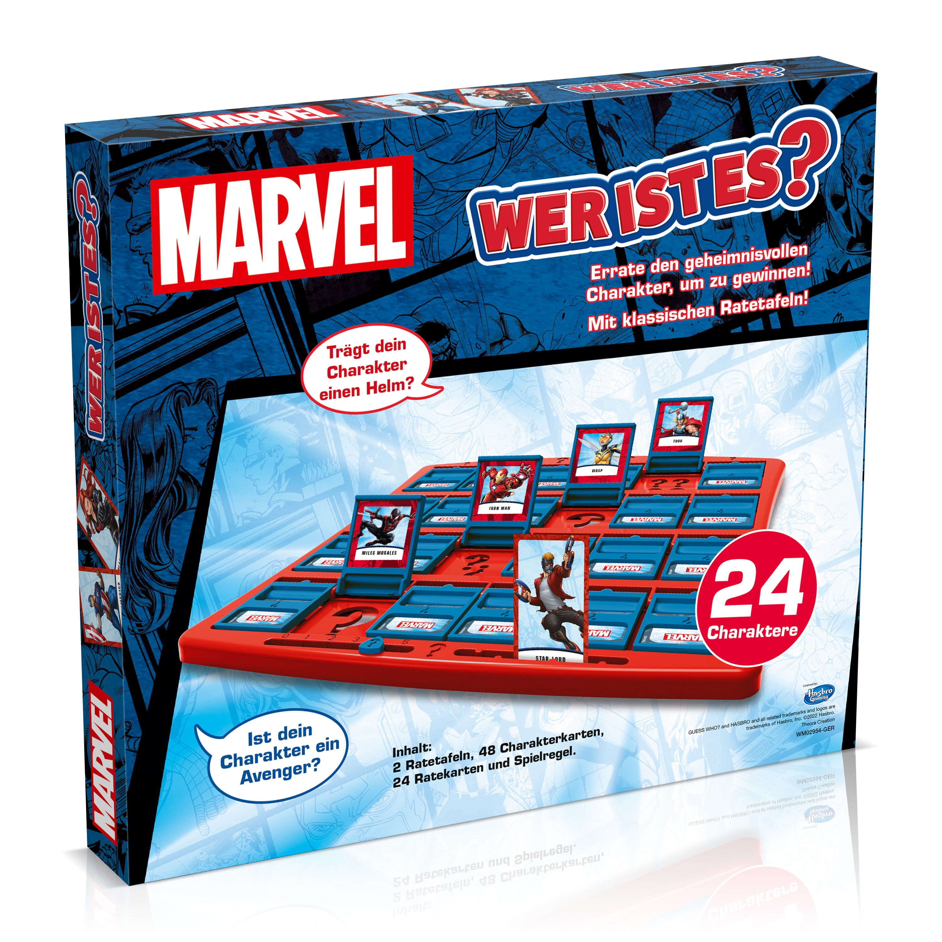 Wer ist es? - Marvel Kinder Spiel Gesellschaftsspiel Ratespiel