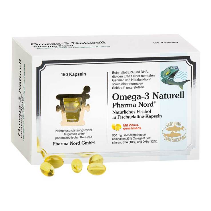 Omega-3 Naturell Kapseln, 150 St