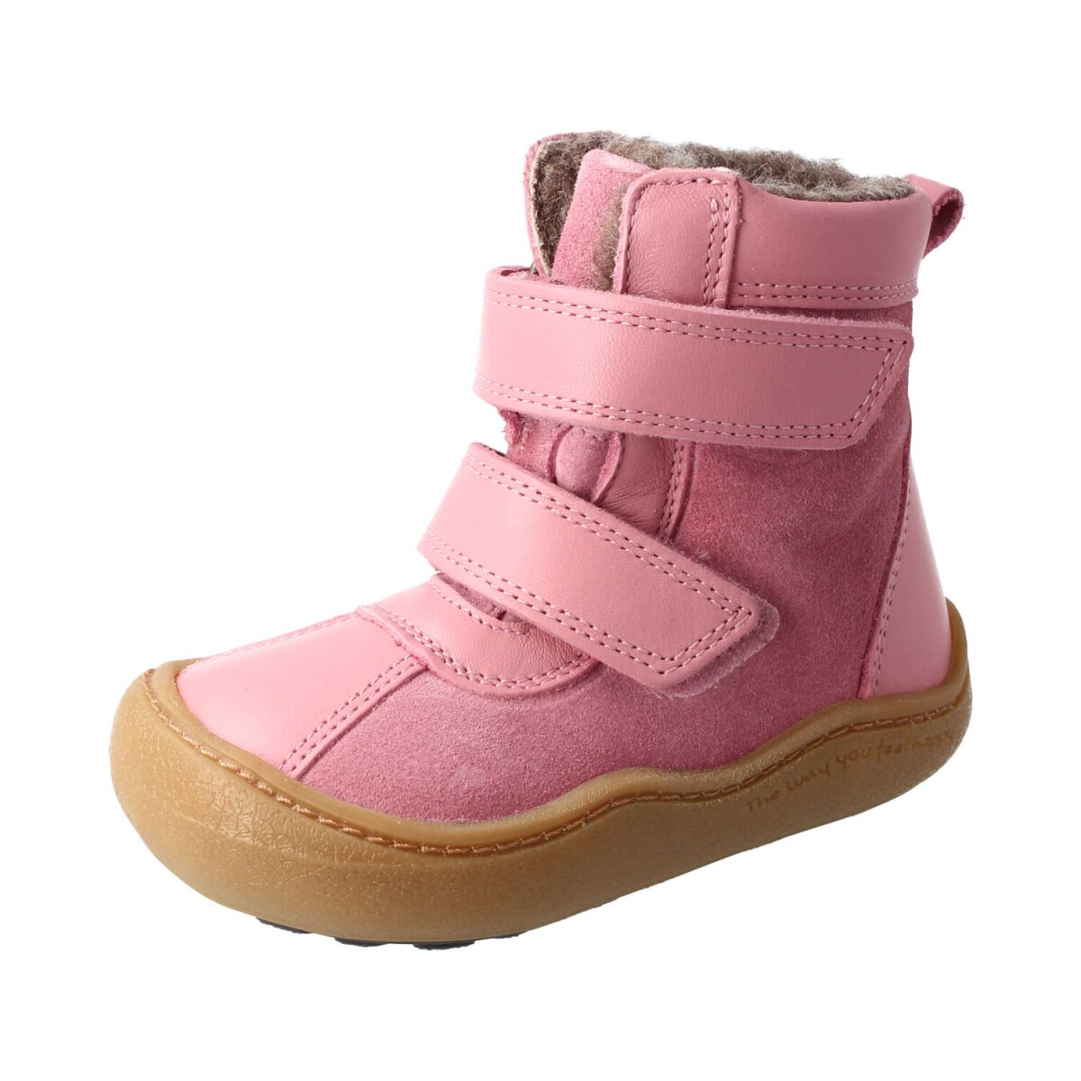 WB4203-WX6 rose ANAPURNA BIO NAPPA-VELOURSLEDER TEX (PFC-FREI) wool velcro Weite/W