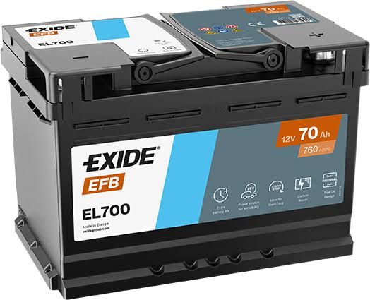 EXIDE Batterie el700 EFB