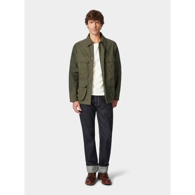 Herrenjacke gewachst, Oliv